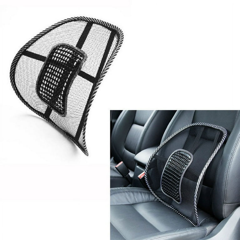 Car Seat Cushion Mesh Lumbar Back Brace Support Pain Relief