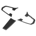 thumbnail image 3 of Steering Wheel Trim 3Pcs/Set Carbon Fiber Interior Steering Wheel Trim Fit For 5 Series G30, 3 of 8