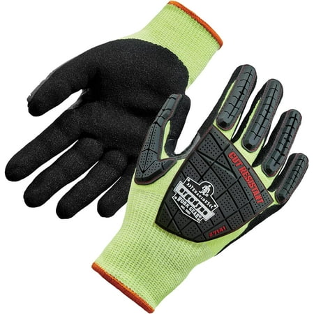 

Ergodyne - 7141 Xl Lime Nitrile-Coated Dir Level 4 Cut-Resis (17915)