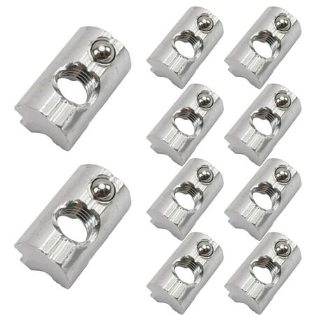 

Aluminum Sliding Block With Stainless Steel Spring Ball Solar M8 Thread A13X22Mm