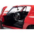 thumbnail image 4 of 1963 Chevrolet Corvette Stingray Z06 Riverside Red With White Stripes American Muscle 30th Anniversary 1/18 Diecast Model Car By Autoworld Amm1263, 4 of 6