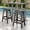 black, variant on Cobiod Bar Stools Set of 2 Chairs,Saddle Bar stools with Curved Surface,Kitchen Counter Seat with Footrests,HDPE All-Weather for Patio, Garden and Kitchen–Navy