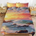 thumbnail image 2 of Duvet Cover Queen Size Ocean Lighthouse 3 Pcs Duvet Cover Set Bedding Sets Queen Soft Breathable, 2 of 6