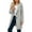 Light Gray, variant on Arlun Womens Peacoat Winter Warm Long Sleeve Notch Lapel Mid Long Trench Coats Wool Blend Open Front Solid Color Soft Comfy Work Casual Wear Hooded Overcoat Light Gray XL