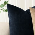 thumbnail image 2 of SUSIELADY Pack of 2 Decorative Throw Pillow Covers, 22x22 Inch, Soft Textured Square Cushion Covers with Zipper for Sofa, Couch, Bed, Living Room, Farmhouse, Cozy Accent Pillows, Navy Bue, 2 of 5