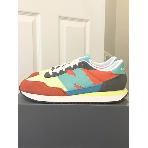 New Balance 237 Men's Grey Orange MS237PK1" Multiple Sizes