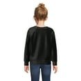 thumbnail image 3 of Wonder Nation Girls’ Long Sleeve Velour Pullover Top, Sizes 4-18 & Plus, 3 of 5