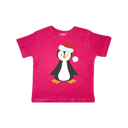 

Inktastic Cute Penguin Penguin With Red Santa Hat Gift Toddler Boy or Toddler Girl T-Shirt