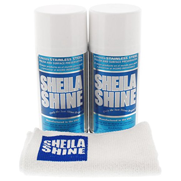 Sheila Shine 10 oz Aerosol, Stainless Steel Cleaner and Polish, 10 oz.