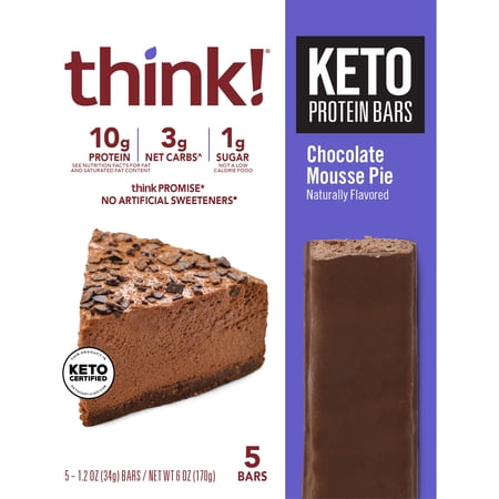 Keto Protein Chocolate Mousse Pie 5Ct