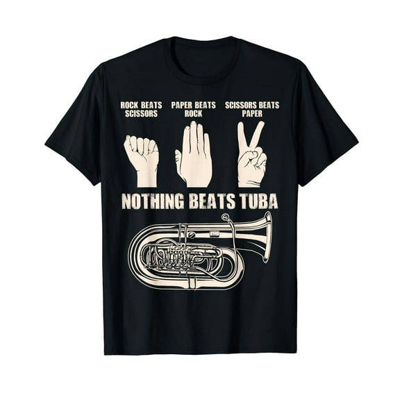 Nothing Beats Tuba Music Instrument Player Cute Tubists Gift T-Shirt