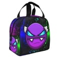 thumbnail image 2 of Geometry Dash Lunch Bags Lunchbox Portable Tote Bag Insulated Bento Bag Reusable Meal Holder, 2 of 8