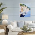 thumbnail image 3 of Stupell Industries Traditional Portofino Harbor View White Framed Giclee Art, 24 x 30, by The Prints Vibe, 3 of 8