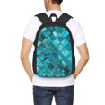 thumbnail image 4 of Easygdp Square Glass Mosaic Mochila de Gran Capacidad Minimalista Ideal para Escuela, Viajes y Uso Diario, 4 of 6