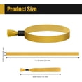 thumbnail image 2 of 100 Pcs Cloth Event Wristband, Disposable Wristbands for Events, Colored Wristbands Events,for Lightweight Concert,Club Entrance Wrist Strap Party Wristband Event(Color : Gold), 2 of 14