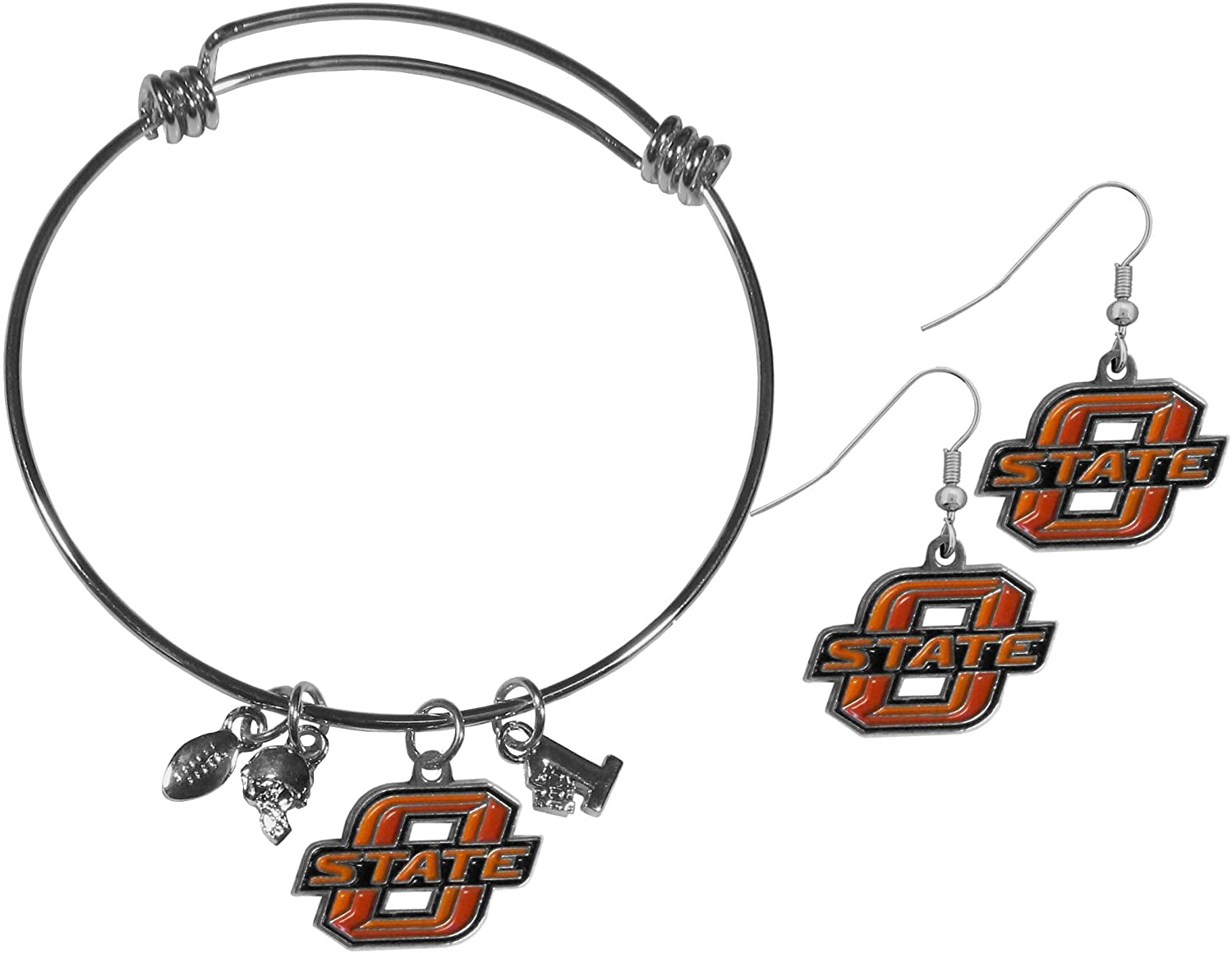 Siskiyou NCAA Womens Charm Chain Bracelet 
