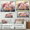 thumbnail image 4 of Designart "Silk Fans China Art painting" Chinese Floater Framed Wall Art Print, 4 of 7