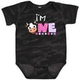 thumbnail image 3 of Inktastic I'm 1 Cute Cow and Polka Dots Boys or Girls Baby Bodysuit, 3 of 5