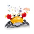 thumbnail image 1 of TANSAR Crawling Crab Baby Toy Gifts, Infant Tummy Time Toys, Cute Dancing Walking Moving Babies Sensory Induction Crabs with Light Up Music for 0-6 6-, 1 of 5