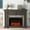 Brown, variant on FESTIVO 48’’ x 37’’ 1400W Electric Indoor Fireplace