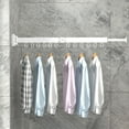 thumbnail image 3 of Drying Rack Wall Mounted Space Save Folding 1/2 Poles Retractable Drying Clothes Strong Load Bearing Collapsible Laundry Drying Rack for Home, 3 of 7