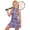 Purple, variant on Shadoumai Girls Tennis Dresses Sleeveless Athletic Golf Dress with Pocket Quarter Zip Up Sundress for Girls 4-15 Years,Athletic Tennis Girls Dress
