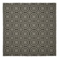thumbnail image 2 of VHC Brands Custom House Black & Tan Jacquard Table Topper 42x42, Kitchen and Dining Room Decor, Tabletop Accessory, Cotton, Custom House Collection, Square 42x42, Natural, 2 of 3