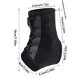 thumbnail image 5 of Adjustable Ankle Brace Support For Yoga Ballet Injury Recovery Compression Sleeve, 5 of 5