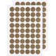 thumbnail image 1 of Pegatinas para orificios de tornillos, cubiertas de PVC autoadhesivas, pegatinas decorativas de 21 mm, tapas de cubiertas para tornillos, ideales para muebles de madera, armario, estante, placa de, 1 of 7
