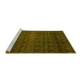 thumbnail image 2 of Ahgly Company Machine Washable Indoor Rectangle Abstract Yellow Modern Area Rugs, 5' x 7', 2 of 4