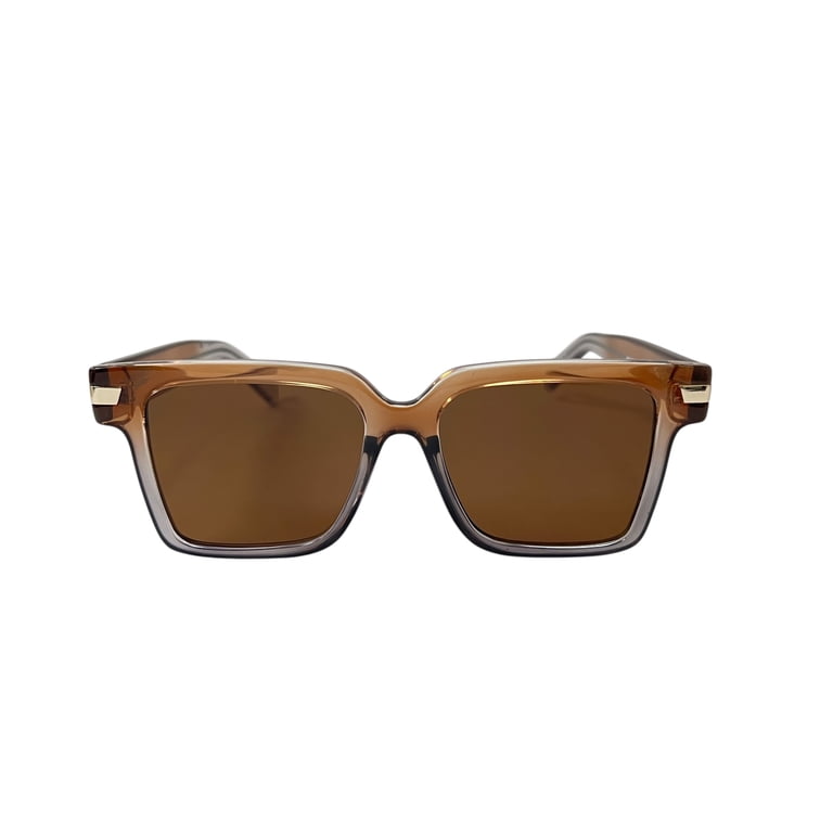 Quay Australia Tell Me More Sunglasses In Tan Quay Australia My Type Square Sunglasses Tan Clear Brown  main image 2