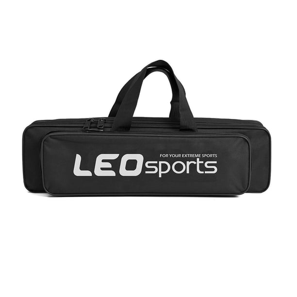 Bolsa de aparejos de pesca, herramienta de aparejos de carrete de caña de pescar portátil, transporte LEO Paquete de postes