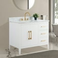 thumbnail image 2 of Vanity Art 42" Single Sink Bathroom Vanity Cabinet with Ceramic Countertop, 2 of 12