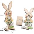 thumbnail image 2 of Wooden Easter Bunny, Wooden Easter Decorations, Decorative Easter Bunny, Easter Decorations (A-2 pcs), 2 of 5