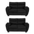 thumbnail image 1 of Sala 2-2 TRINITY Venecia ( 2 piezas Love Seat ) Negro, 1 of 8