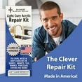 thumbnail image 2 of Clear - Quartz Countertop Repair Kit - Granite Repair Kit - Upgraded Chip Repair Kit for Quartz, Granite, Marble, Corian, Porcelain, Acrylic, Edge Ch, 2 of 9