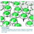 thumbnail image 4 of Unique Bargains 100Pack 6mm Rhinestone Stud Refills Embellishment Decorative Rivets Green, 4 of 7