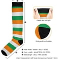 thumbnail image 3 of FREEAMG St Patricks Stripes Compression Socks for Women&Men Circulation-Best Support for Nurses,Running,Athletic-1 Pairs, 3 of 7