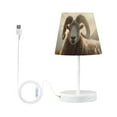 thumbnail image 3 of Sheep Grass Sunlight LED Desk Lamp Table Lamp USB Bedside Nightstand Small Lamp for Bedroom Living Room Kids Room, 3 of 8