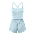 thumbnail image 5 of ZZwxWA Tennis Dress Built-in Shorts Sleeveless Workout Athletic Dress Romper for Workout Exercise Golf Dresses with Pockets, 5 of 5