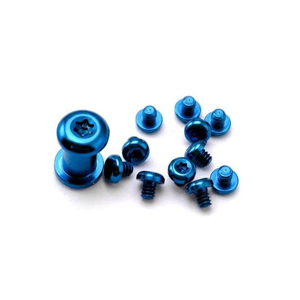 Eigraketly Mini tornillo firme, mango de cuchillo multiusos, tornillos de reparación de uñas, accesorios para el hogar, piezas de repuesto para Artesanía Azul