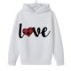 thumbnail image 3 of Sudadera con capucha y estampado de corazón de San Valentín, sudadera de manga larga para niños y niñas, chaqueta para niñas de talla mediana y grande., 3 of 7