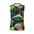 thumbnail image 6 of Picia Dinosaur Skeleton mens Cotton Tank Undershirts , Moisture-wicking Ribbed Tanks, Lightweight Cotton Tank Undershirts-X-Large, 6 of 8