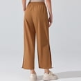 thumbnail image 6 of Jamicy Harem Pants for Women Solid Color Summer Drawstring Casual Lounge Baggy Pant Beach Travel Vacation Trousers with Pockets, 6 of 6