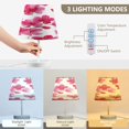 thumbnail image 3 of Table Lamps 3 Color 10 Way Dimmable LED Nightstand Lamp for Bedroom, Living Room, Home Office Watercolor Cherry Blossom Small, 3 of 7