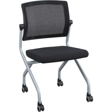 UPC: 0035255495417 | Lorell  Armless Mesh Back Training Chair  2 / Carton  Black