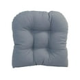 thumbnail image 2 of Blazing Needles 93184-4CH-OD-138 19 in. U-Shaped Dining Chair Cushions, Davinci Sterling - Set of 4, 2 of 2