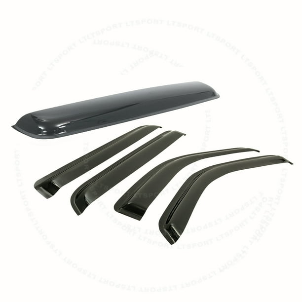 Fit 0712 GMC Acadia WINDOW VISOR SUN ROOF SHADE VENT GUARD COMBO SET