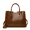 brown, variant on Genuine Cowhide Crocodile Women Tote Bag, Black Shoulder Crossbody Purse