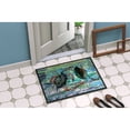 thumbnail image 4 of Watery Teal and Purple Crabs Doormat 18x27, 4 of 4